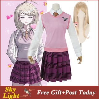 Bộ Đồng Phục Học Sinh Hóa Trang Nhân Vật Anime Danganronpa V3 Cao Cấp