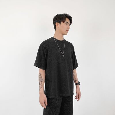 Đồ bộ thun nam nữ Denim Wash City Cycle - Bộ áo cộc tay quần lửng kiểu dáng Unisex Local Brand | BigBuy360 - bigbuy360.vn