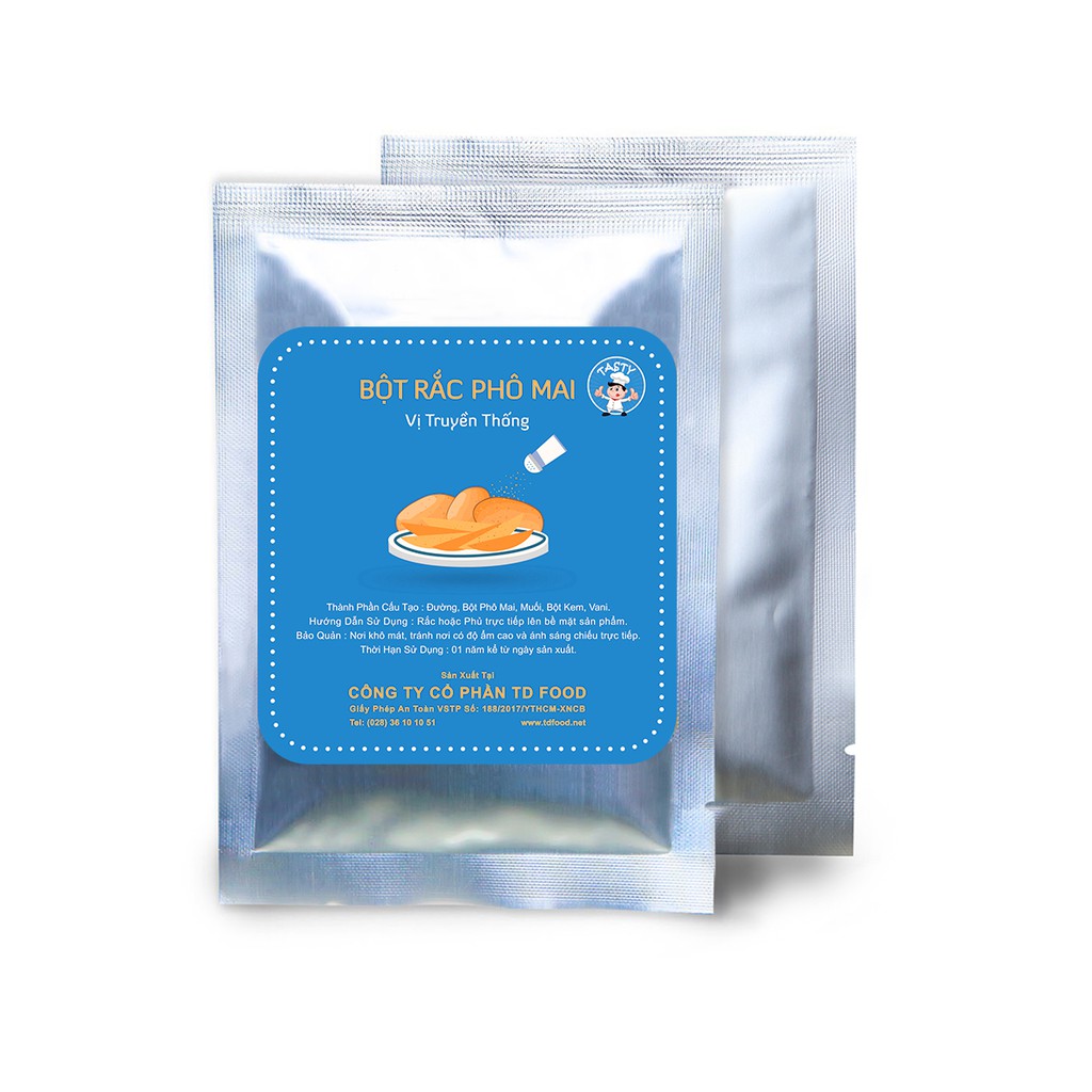 Bột Rắc Phô Mai Tasty - Vị Truyền Thống (100 Gram)