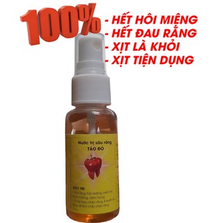 Xịt răng miệng Táo Đỏ - Hết hôi miệng sau một lần sử dụng ( Hôi miệng - Đau răng - Viêm lợi - Chảy máu chân răng)
