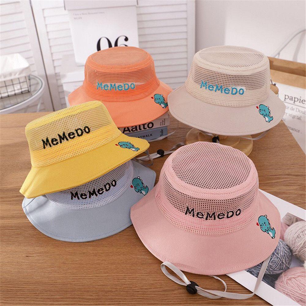 LAY Mũ Bucket Chống Tia UV In Họa Tiết Hoạt Hình Dễ Thương Thời Trang Đi Biển Mùa Hè