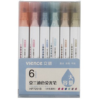SET Bút highlight Vience Retro 6 cây