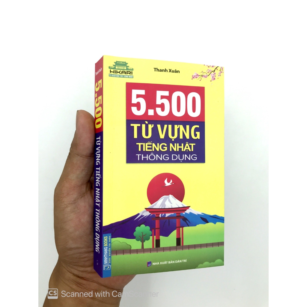 Sách - 5500 Từ Vựng Tiếng Nhật Thông Dụng