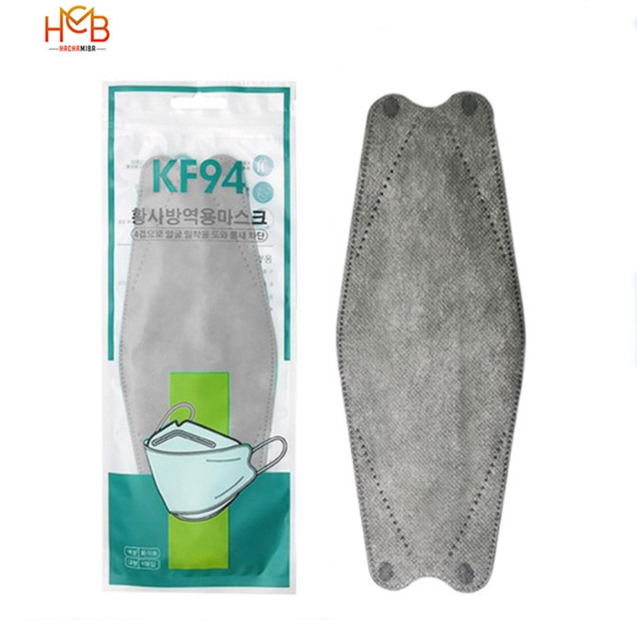 Khẩu Trang Hàn Quốc KF94 Chống Bụi Mịn - Gói Lẻ túi riêng 1 Cái
