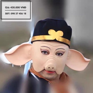 Mặt nạ chư bát giới mặt nạ trư bát giới hoá trang cosplay trong phim tây du ký chất lượng cao phiên bản mới 2021