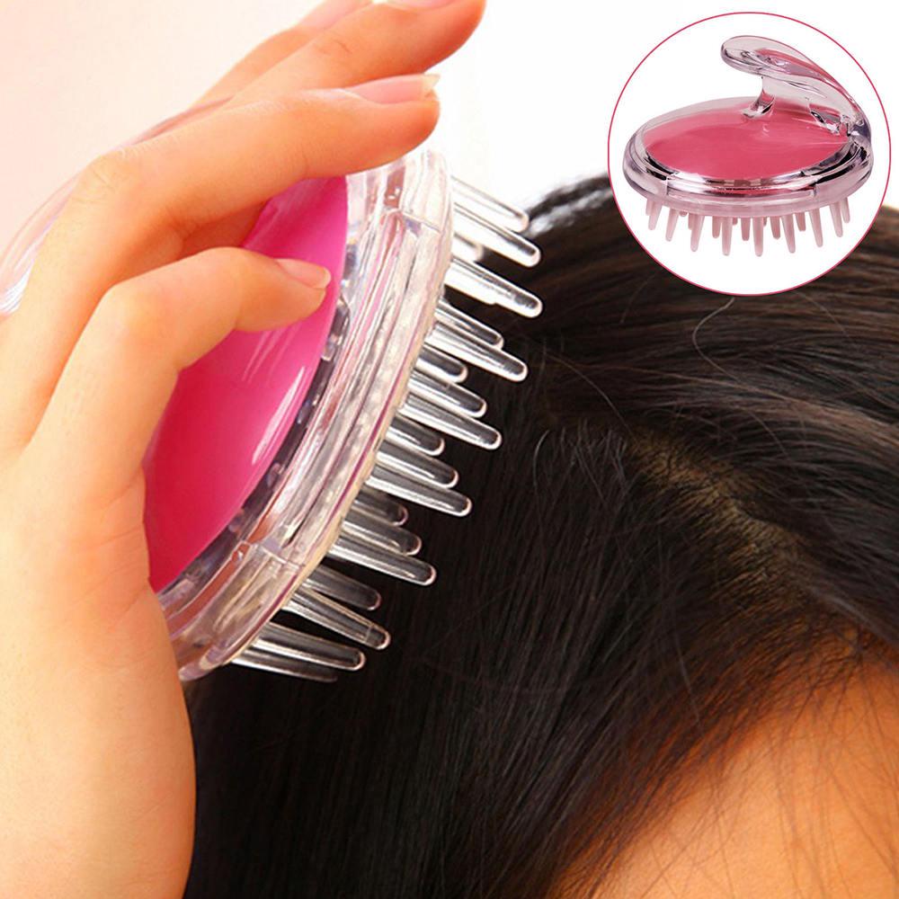 1 Bàn Chải Silicone Mát Xa Da Đầu