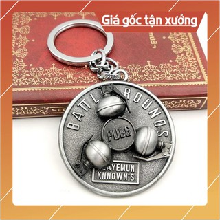 Móc khóa khiên xoay logo
