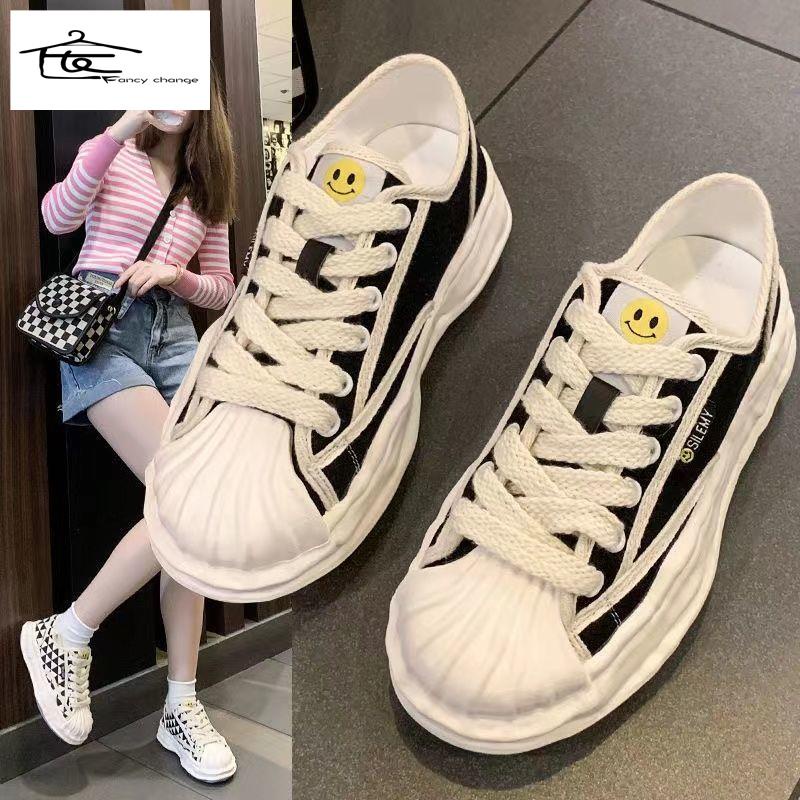 Giày Thể Thao Hở Ngón Chất Liệu Canvas Thời Trang Mùa Xuân Cho Nữ 2022