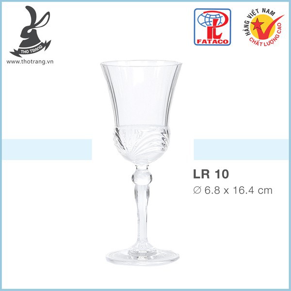 [h2kshop.vn] Ly Rượu LR10 Nhựa Trong Acrylic Cao Cấp Fataco Việt Nam