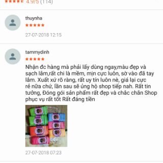 Combo 10 chiếc khăn mặt sợi tre Việt Mỹ
