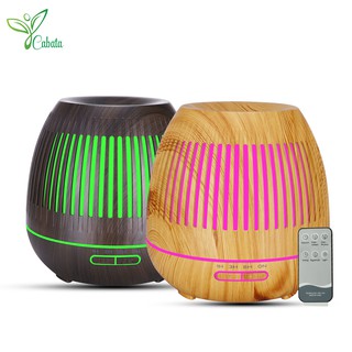 MÁY Khuếch Tán Tinh Dầu ĐÈN LỒNG VÂN GỖ | Có REMOTE điều khiển | Tặng kèm 1 lọ tinh dầu 10ml | Bảo Hành 6 tháng