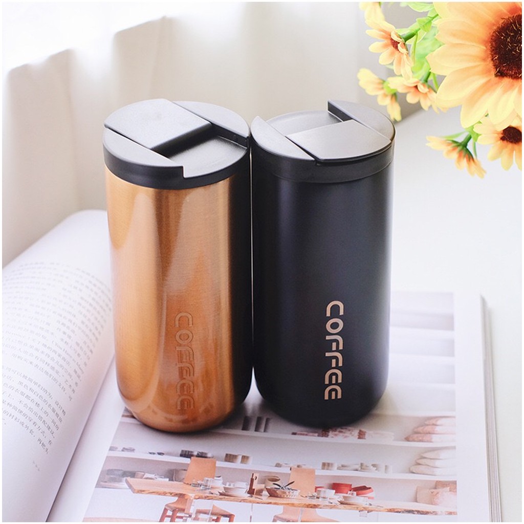 Bình Giữ Nhiệt Bằng Thép Không Gỉ Cao Cấp Thon Gọn Kiểu Dáng Hàn Quốc | BigBuy360 - bigbuy360.vn