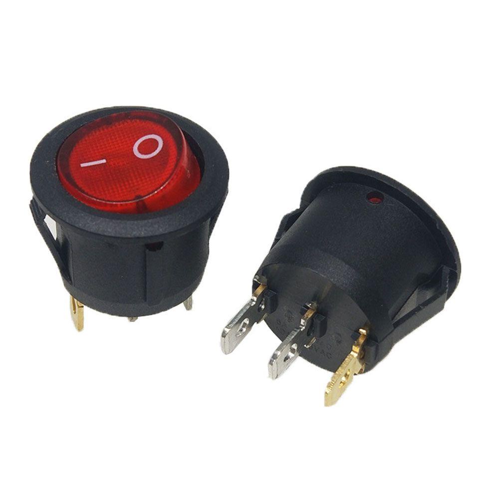 LANSEL Set 10 Công Tắc Bật Tắt 3 Chấu ON-OFF KCD1-105