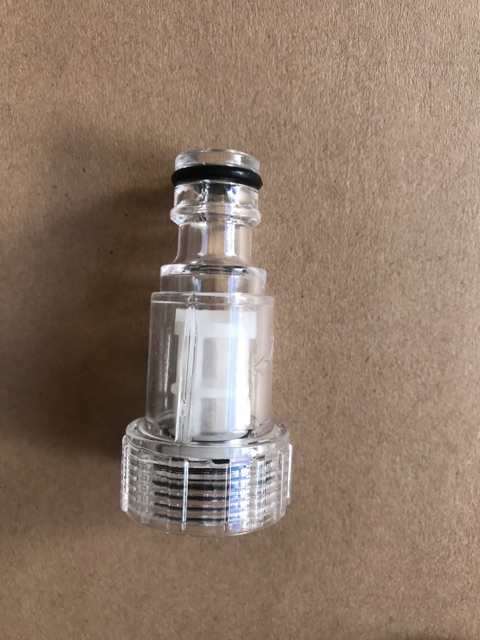 Đầu lọc rác đầu vô của máy rửa xe áp lực giúm cho máy ko bị nghẹt bụi giúm cho máy chạy bền hơn