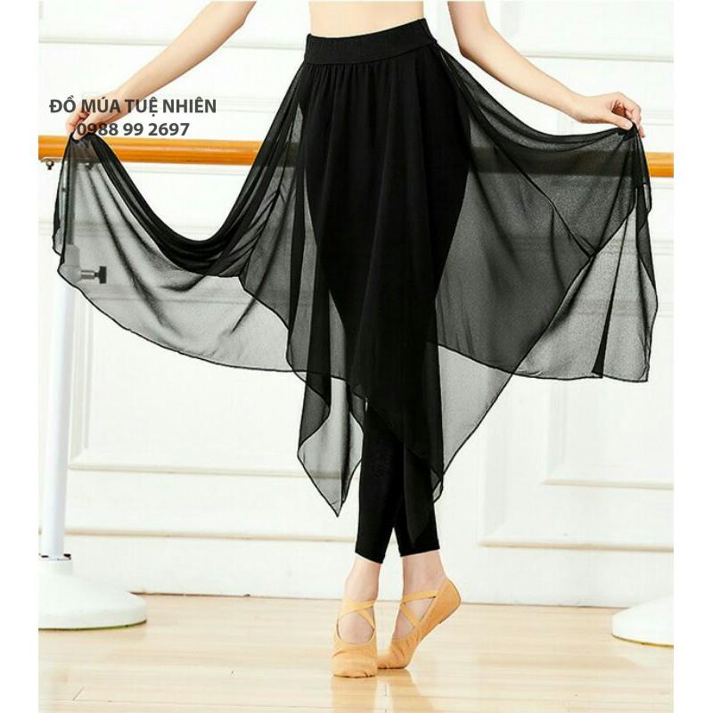 # Q01 | Quần legging liền tà váy dài múa cổ trang - Đồ Múa Tuệ Nhiên