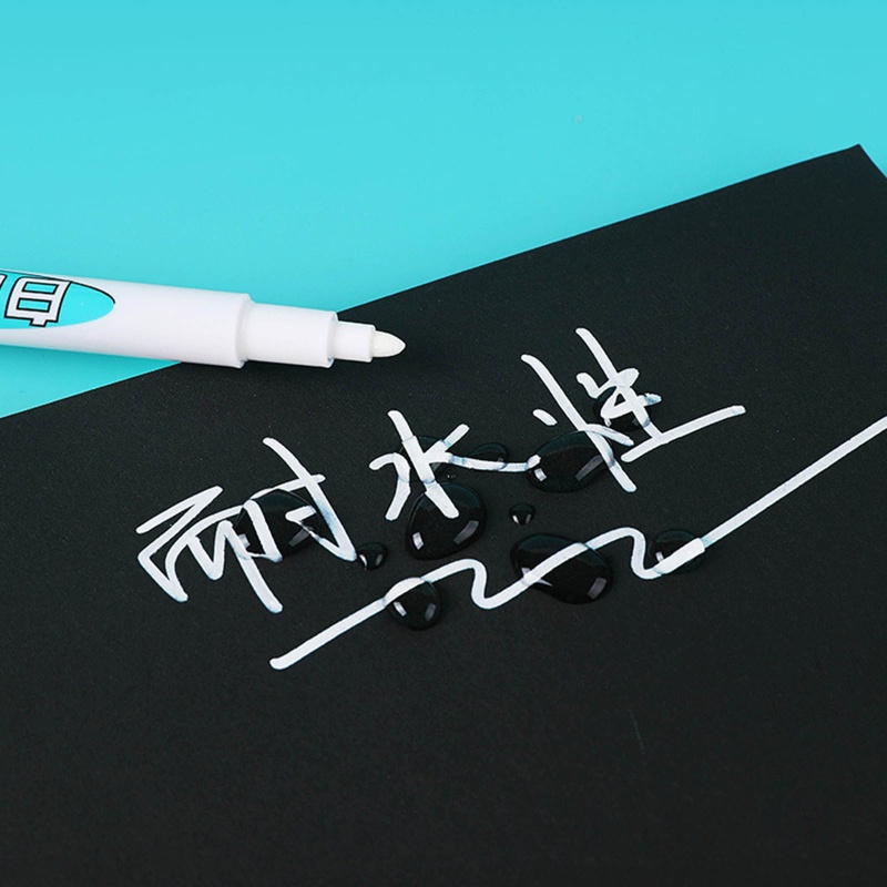 Bút Lông Màu Trắng Không Thấm Nước Khô Nhanh Có Thể Đổ Đầy