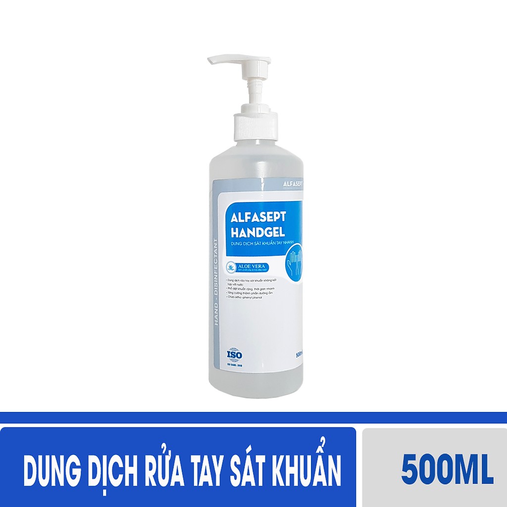 Gel Rửa Tay Khô Sát Khuẩn Alfasept 500ml | BigBuy360 - bigbuy360.vn