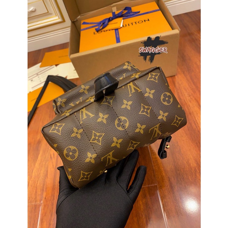 Thời trang cặp ba lô đeo luxury Balo Louis Vuitton Palm Springs Pm Monogram Handbags