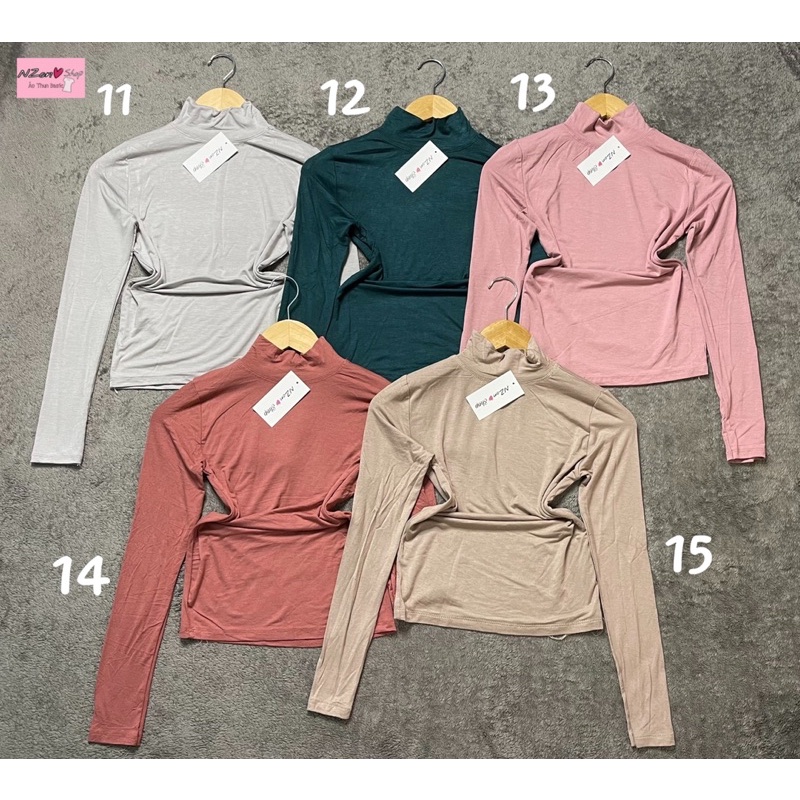 ÁO THUN BODY TAY DÀI CỔ LỌ ( NZON SHOP ) | BigBuy360 - bigbuy360.vn