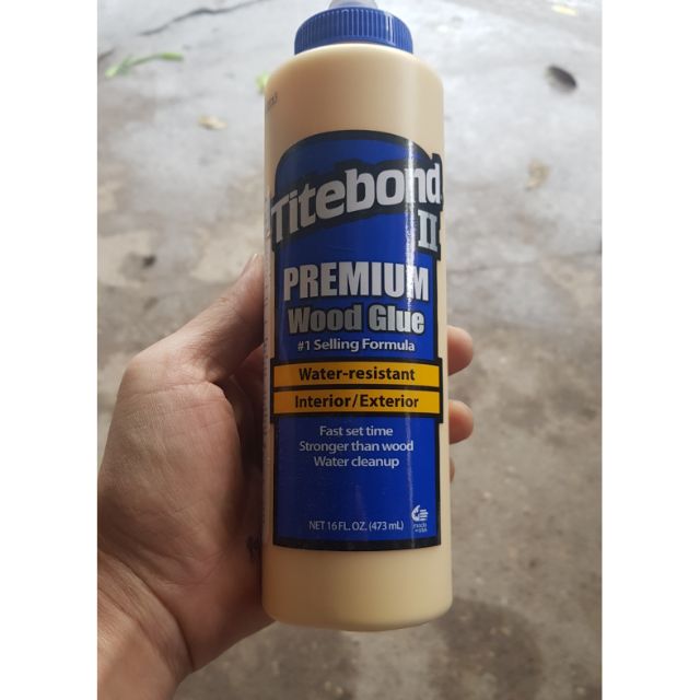 Keo titebond sữa dán gỗ-gắn gỗ PREMIUM WOOD GLUE(473ml)