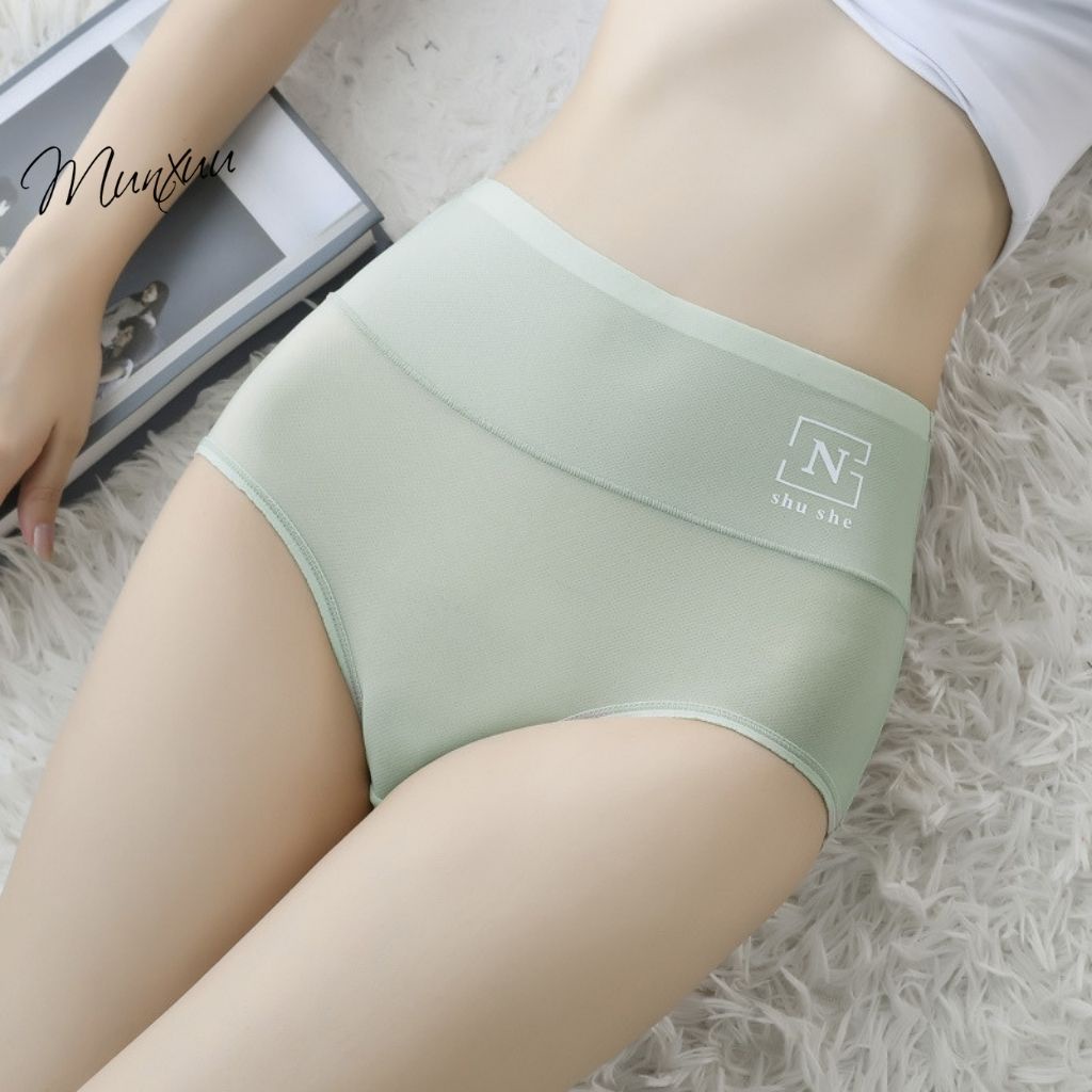 Quần lót nữ Cotton cao cấp cạp cao siêu mỏng mát co dãn thông hơi - Munxuu QC111