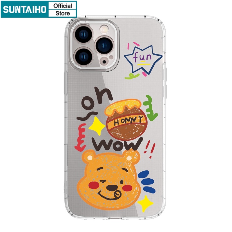 Suntaiho Ốp lưng iphone Ốp Điện Thoại silicone TPU dẻo in graffiti hoạt hình thích hợp cho iPhone 11 12 13 pmax xr XsMax 7 8 6 6S Plus