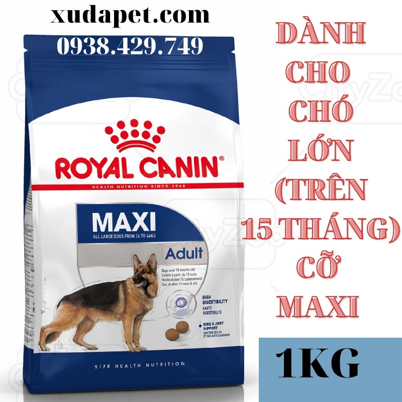 THỨC ĂN HẠT ROYAL CANIN DÀNH CHO CHÓ KÍCH CỠ MAXI (CÂN NẶNG TỐI ĐA TỪ 25 - 44 KG) - SP000435