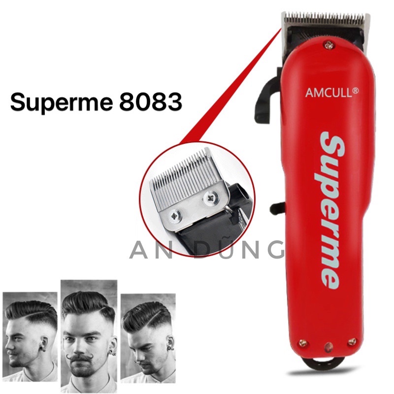 Tông Đơ Cắt Tóc Superme 8083 ⚡️Hàng Cao Cấp⚡️Máy Siêu Khoẻ Pin Bền Sắc Nét