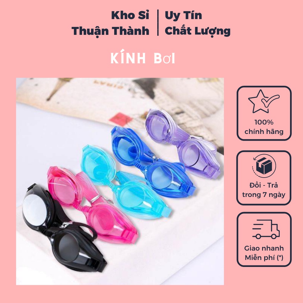 Kính bơi Chống nước vào mắt mẫu 268-0402 nhiều màu (khosithuanthanh)