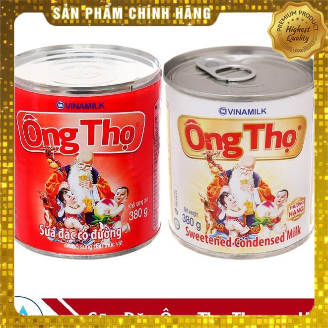 Sữa đặc Ông Thọ Lon Trắng/ Đỏ 380g