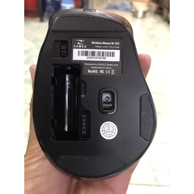 Chuột không dây Zadez M353 Xám