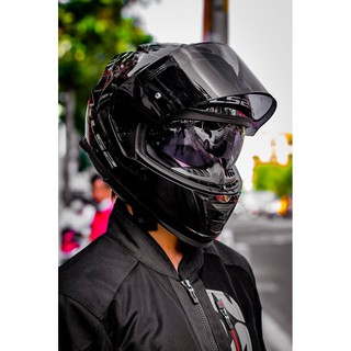 [TẶNG PINLOCK] MŨ BẢO HIỂM FULLFACE LS2 FF800 STORM ĐEN BÓNG