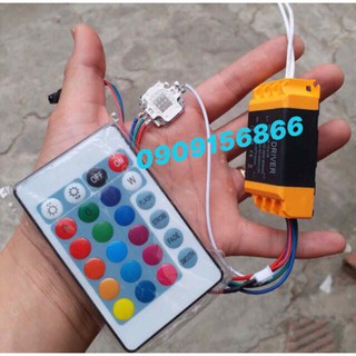 Combo bộ đèn led 10w rgb