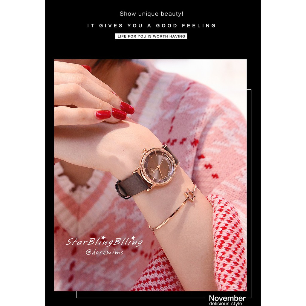 Đồng Hồ Nữ Julius Hàn Quốc Dây Da JA-1012 Nhiều Màu | BigBuy360 - bigbuy360.vn