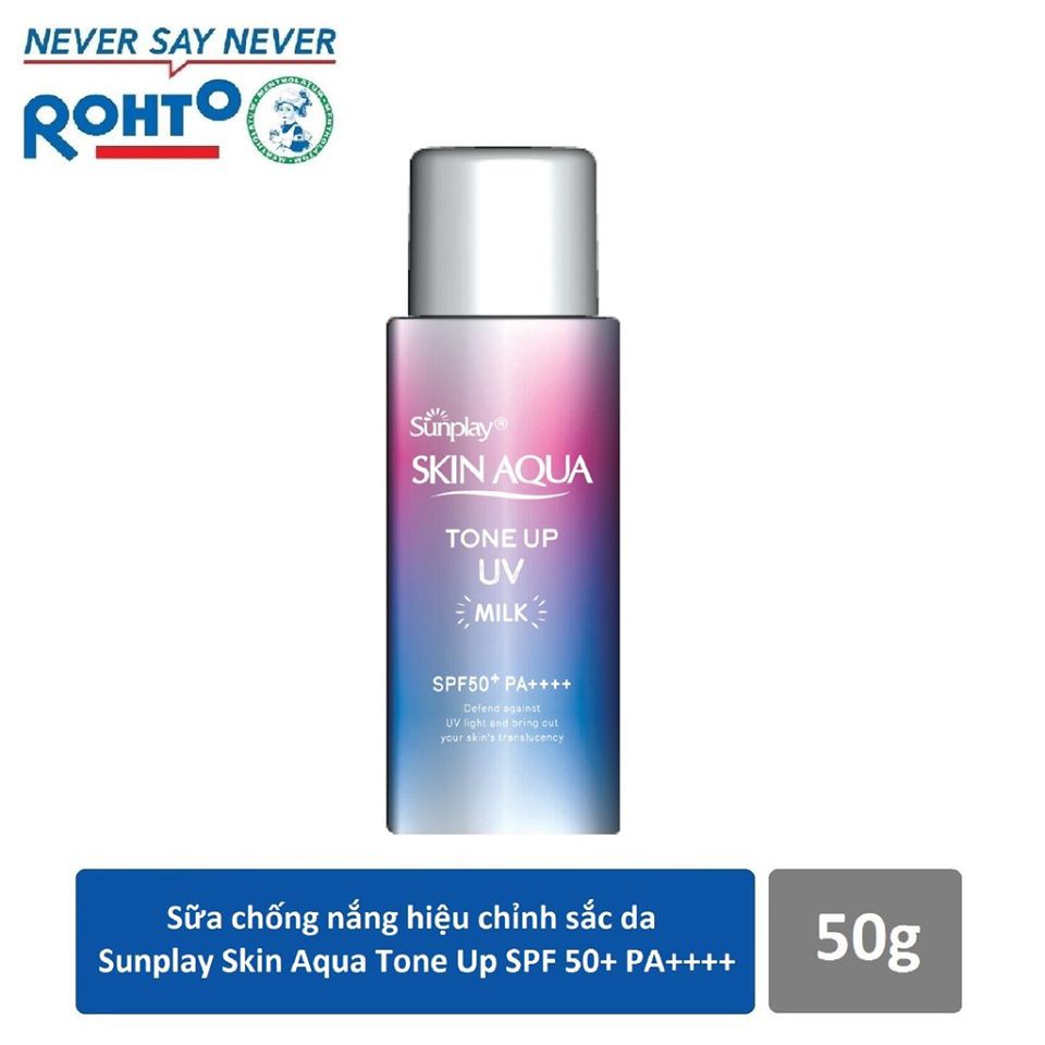 Sữa chống nắng hiệu chỉnh sắc da Sunplay Skin Aqua Tone Up UV Milk SPF50+ PA++++ (50g)