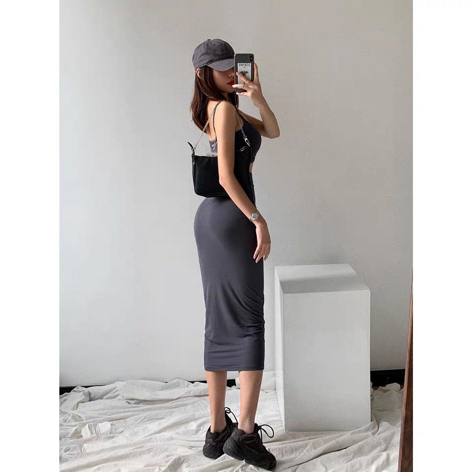 Đầm Hai Dây Dáng Ôm Phong Cách Âu Mỹ Thời Trang Mùa Hè Mới (6Month21Day) | BigBuy360 - bigbuy360.vn