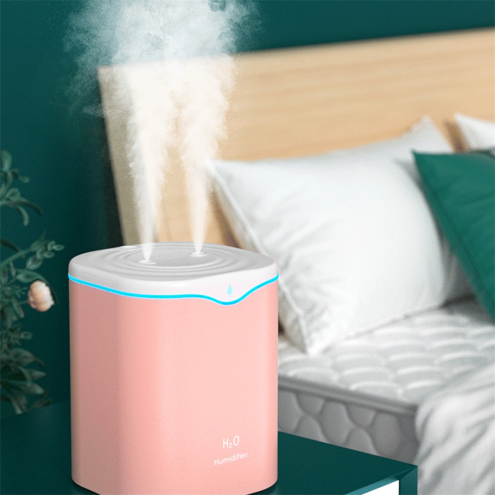 Máy phun sương tạo độ ẩm tích hợp đèn ngủ dung tích 2L 5V 1A