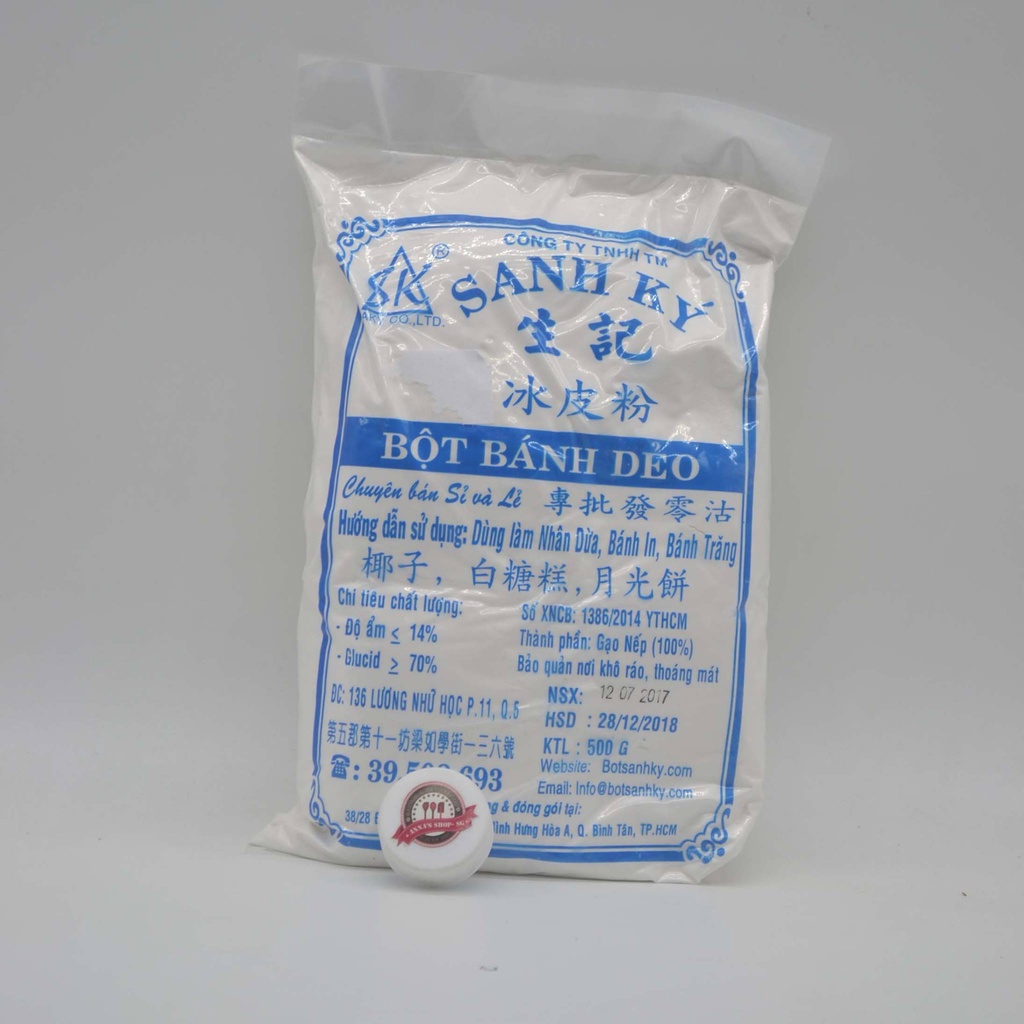 BỘT BÁNH DẺO XANH 500g