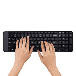 Combo Phím Chuột Không Dây Logitech MK220 | Thiết kế siêu gọn nhẹ | Kết nối2.4 GHz | phạm vi 10m | 104 phím| Bảo hành 3N