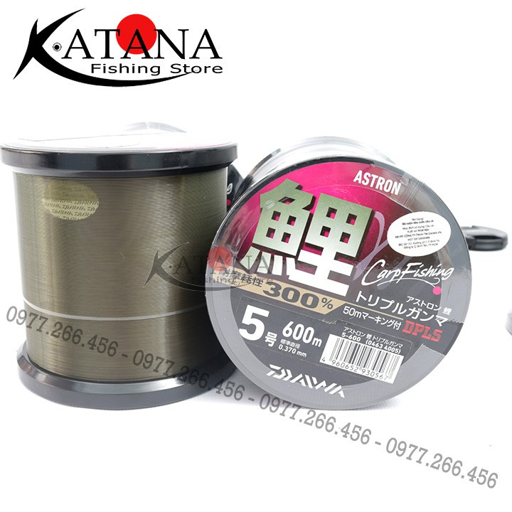 Cước Câu DAIWA ASTRON CarpFishing - Made In Japan - 600m 1 cuộn