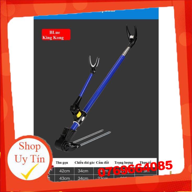 Chống Cần Câu Cá Câu đài Cao Cấp BLue KingKong Gác Cần Câu Đài KK13 -Đ𝗢̂̀ 𝗖𝗔̂𝗨 𝟳𝟭𝟲