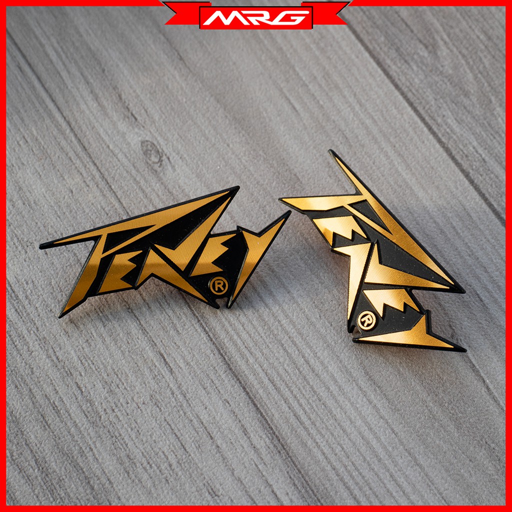 Tem Logo Peavey Nhôm Giá 2 Chiếc, màu vàng đồng - MrG