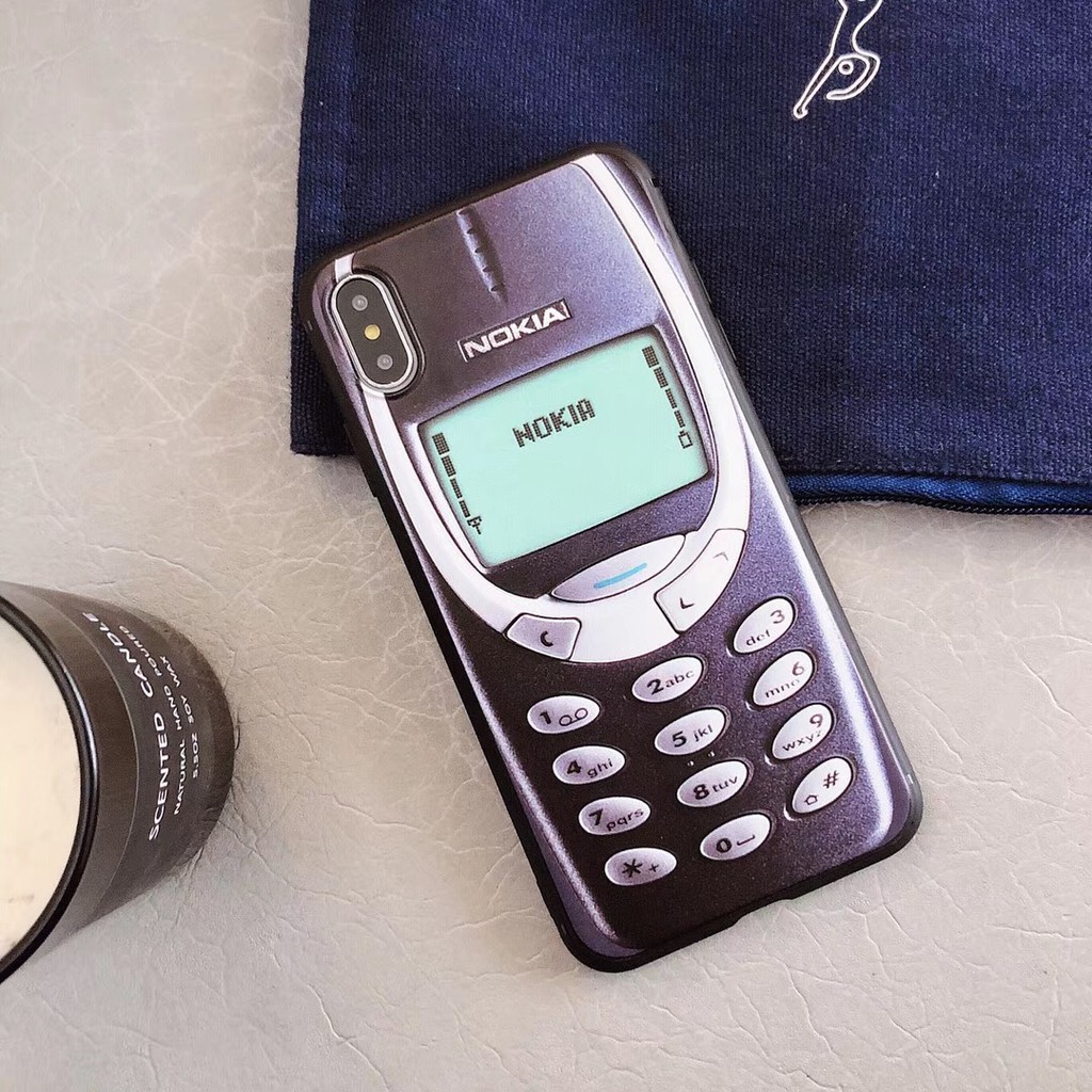 Ốp điện thoại TPU mềm hình chiếc điện thoại NOKIA cổ điển dành cho iPhone12/12pro/12promax//7/8/7p/8p/X/XS/Xr/Xs Max | BigBuy360 - bigbuy360.vn