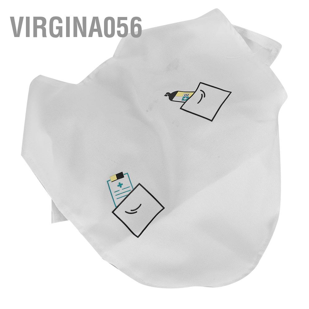 Virgina056 Mini Dễ thương Hài hước Quần áo cho mèo Bác sĩ Bộ đồ Mặc quần Trang phục Đồ dùng thú cưng