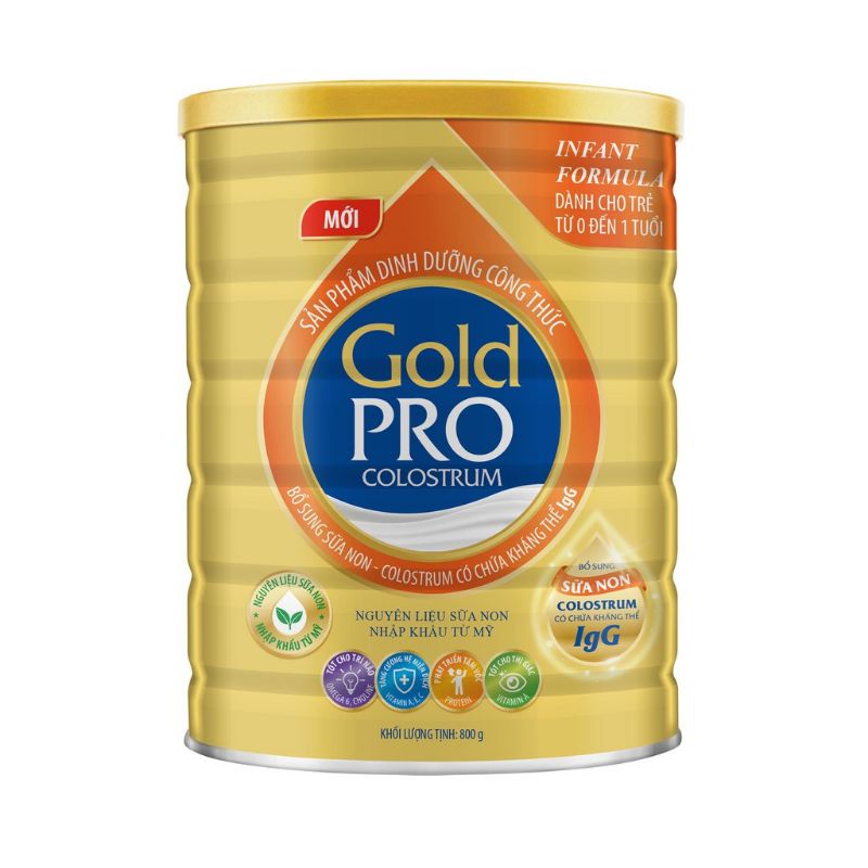 Sữa bột Arti Gold Pro Colostrum Infant Fomula 800g