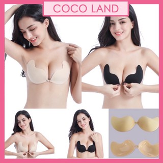 Áo Bra Dán Silicon - Áo Ngực Tạo Khe Mặc Váy Cưới Hoặc Đầm Hở Vai Hình Xoài coco land - chất bền