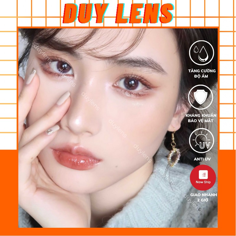 Lens cận màu hoàng hôn MOON LIGHT - Kính áp tròng có độ Hàn Quốc 14mm hạn 1 năm