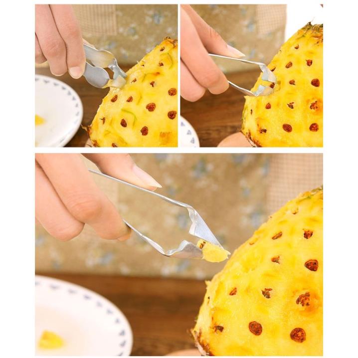 Dụng Cụ Khều - Gắp Lấy Mắt Dứa - Kẹp Cắt Mắt Thơm Nhanh Gọn Bằng Thép Loại 1