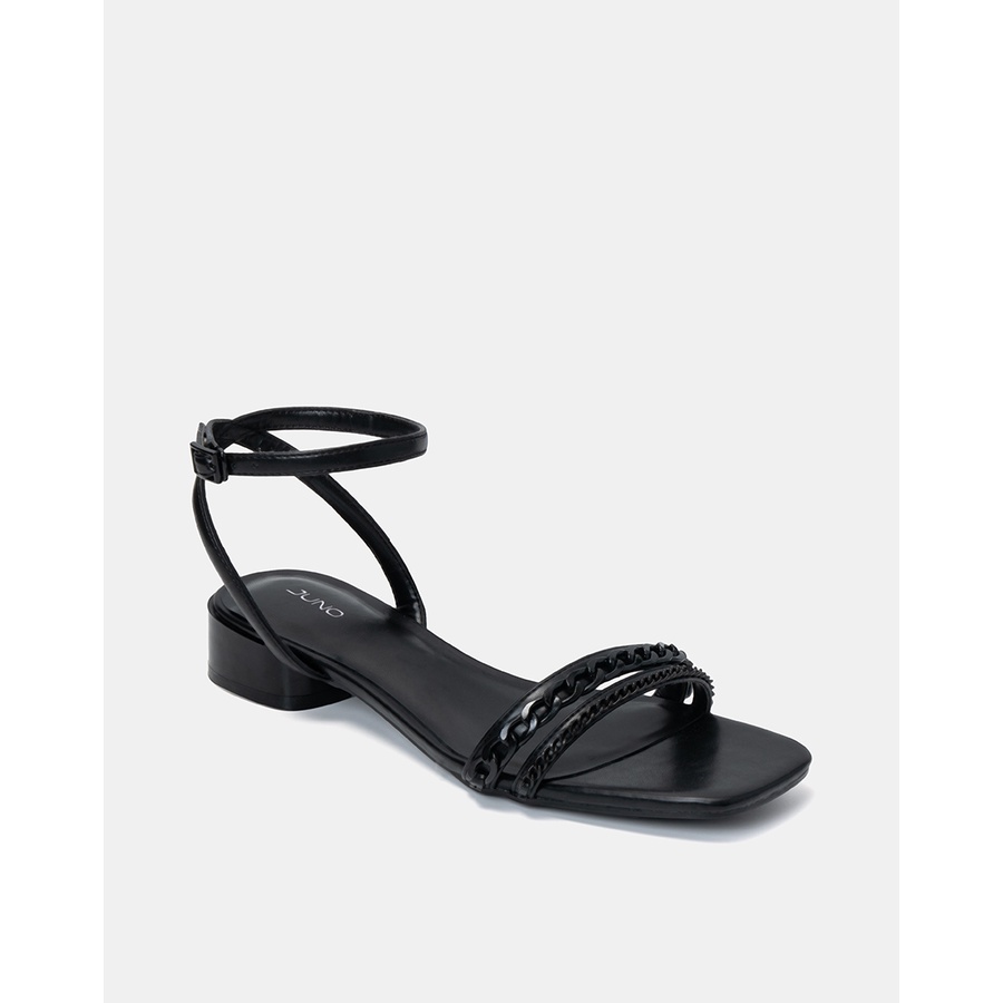 Giày Sandal 3cm Nữ Thời Trang JUNO Trang Trí Xích Đôi SD03060