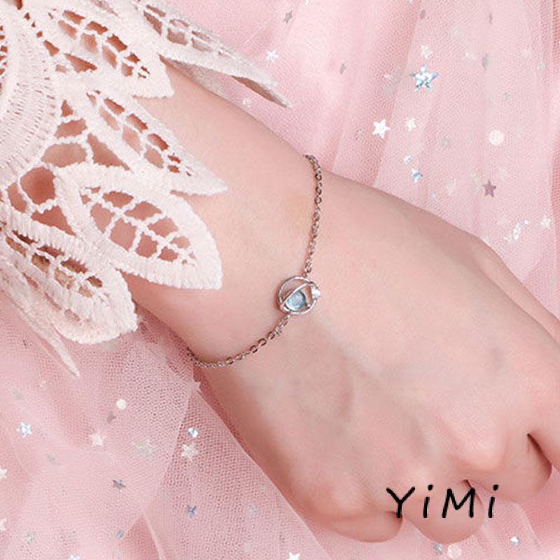 Vòng đeo tay thời trang kim cương phong cách Hàn Quốc